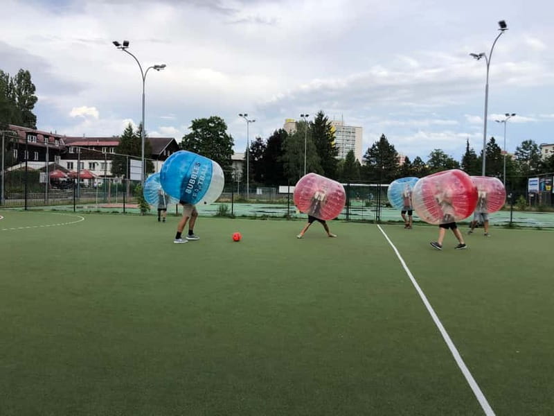 Pilsen: Bubble Soccer - Meeting Point and Post-Game Options