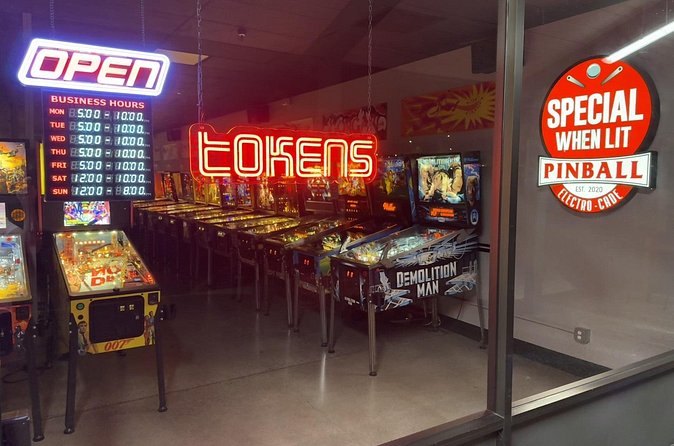 Pinball Arcade and Bar in King City - Convenient Location and Operating Hours