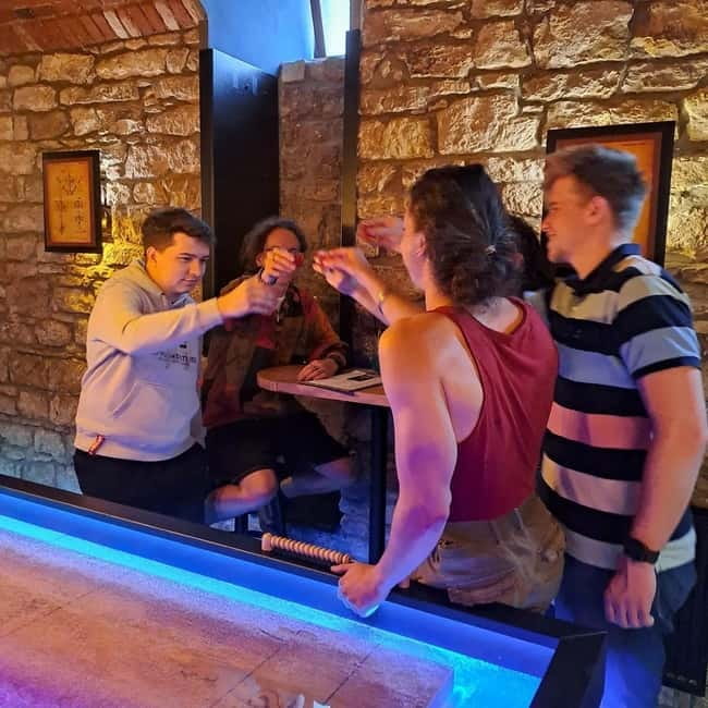 Ping pong or shuffleboard for up to 6 players - The Venue: Crew Bar Prague in the Heart of Prague