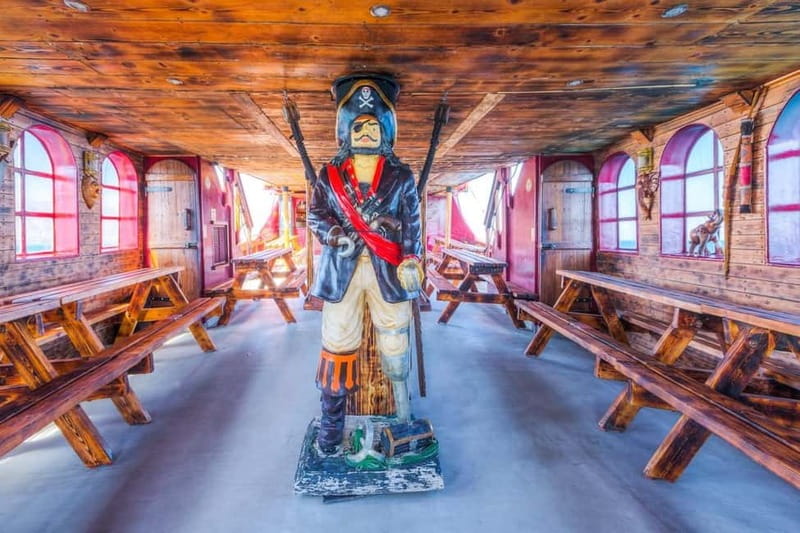 Pirate Cruise from Kos to Kalymnos, Pserimos, Plati & BBQ - Key Points