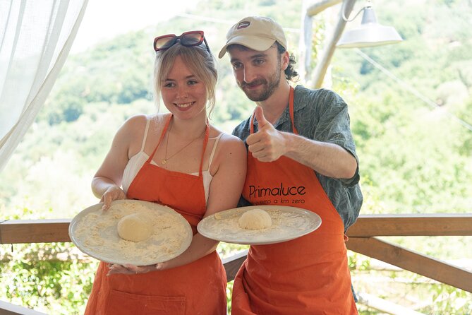Pizza School with Wine and Limoncello Tasting in a Local Farm - Making Pizza Dough: A Family Recipe Passed Down