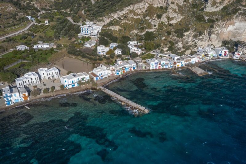 Plaka: Milos Highlights Private Tour with Hotel Pickup - Exploring Papafragkas Cave and Beach