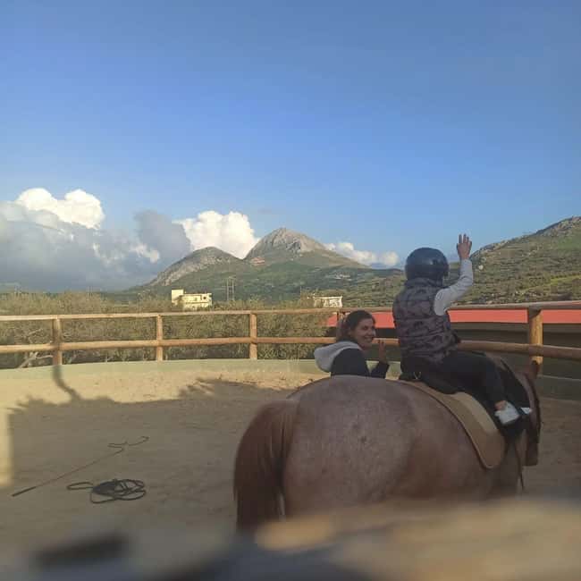 Plakias: Horse Riding Lesson - The Instructor’s Approach and Multilingual Guidance