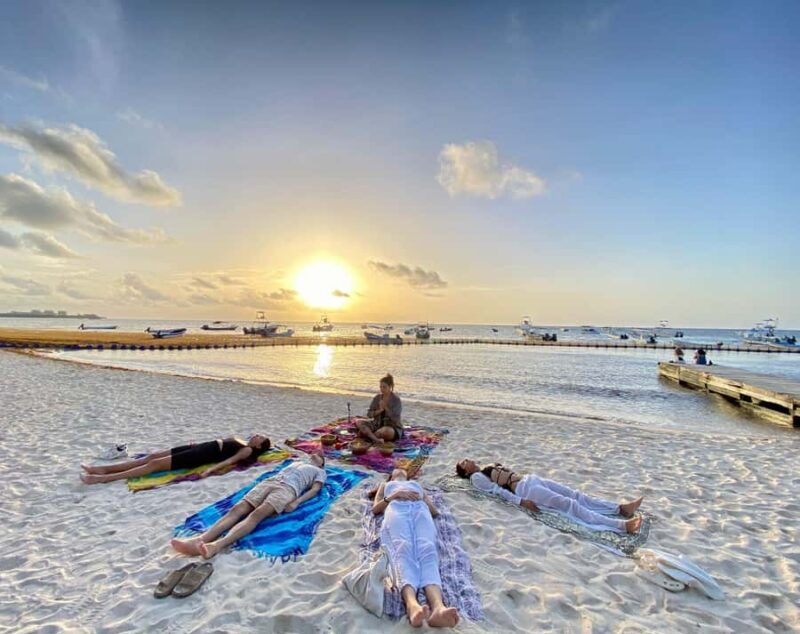 Playa Del Carmen: Sunrise Beach Sound Bath with Bronze Bowls - Sharing Circle and Reflection Time
