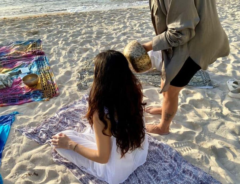 Playa Del Carmen: Sunrise Beach Sound Bath with Bronze Bowls - Receiving a Message from the Universe