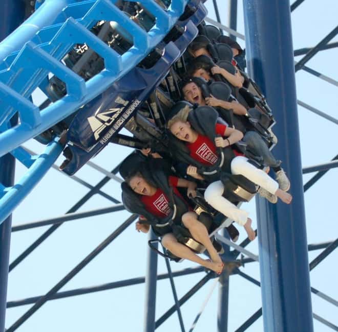 Pleasure Beach Entry Ticket - The Thrills of Iconic Rides Like The Big One and Valhalla