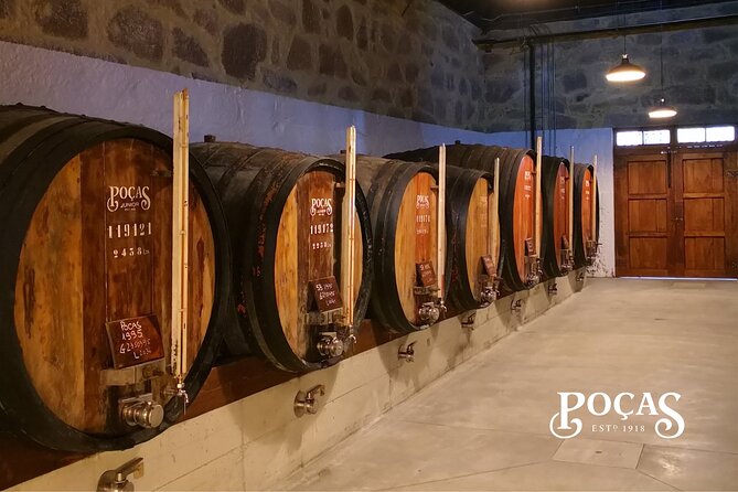 Poças Guided Visit and Wine Tasting of 3 Port Wines - Exploring the Port Wine Cellars Oldest Bottles