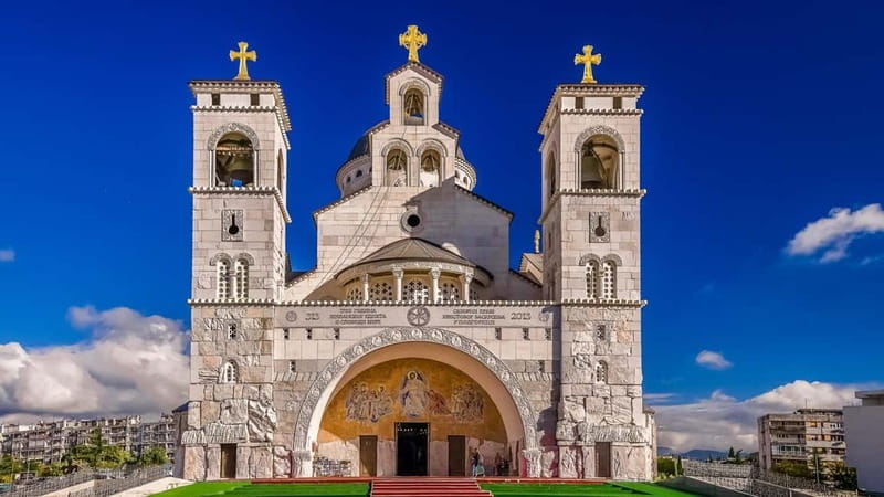 Podgorica: Spiritual Wonders & Scenic Beauty Monastery Tour - Exploring the Modern Masterpiece: The Cathedral of the Resurrection of Christ