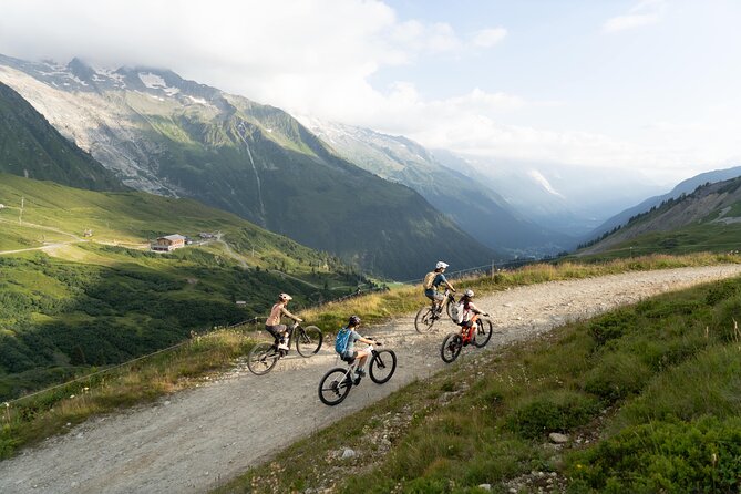 Point of view on the glaciers of Chamonix by electric mountain bike - The Routes and Trails Explored in the Chamonix Valley