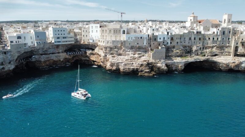 Polignano a Mare: Catamaran Tour with Aperitif & Local Food - The Significance of Hermits Rock and Cala PortAlga