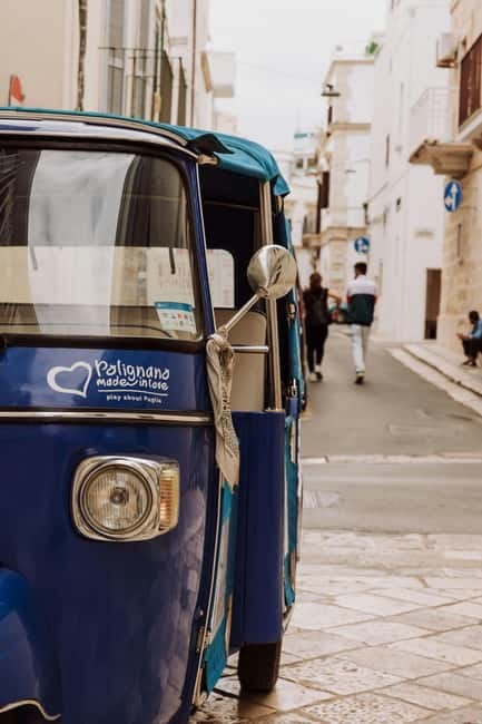 Polignano a Mare: Coast to Coast TukTuk Tour - Exploring Polignano a Mare in a Vintage Tuk Tuk