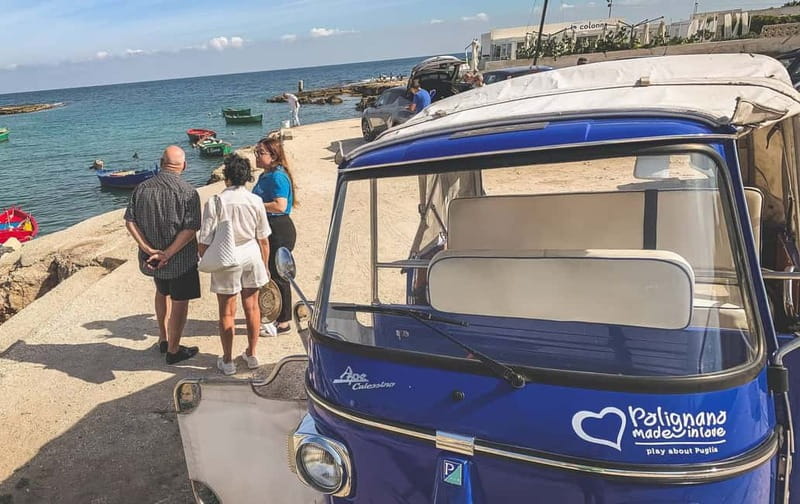 Polignano a Mare: Coast to Coast TukTuk Tour - Practical Information: Meeting Points and Accessibility