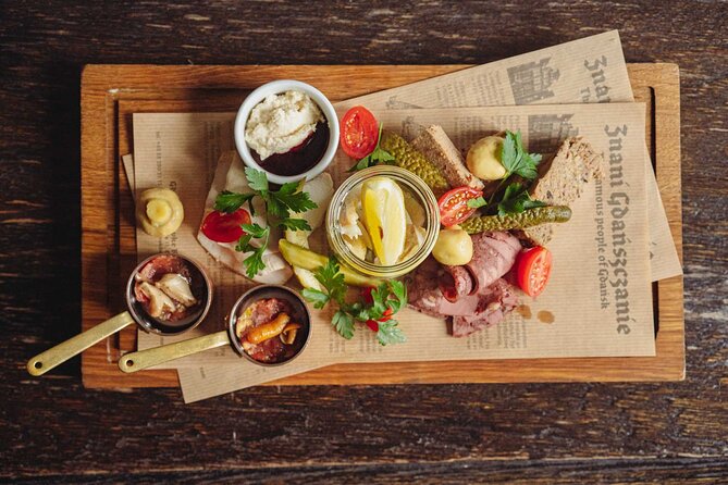 Polish Spirits tasting in Gdask Craft Distillery tawern - Pairings with Local Gdansk Snacks