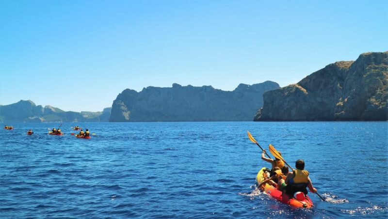 Pollença: Kayak and Coasteering Cliff Jumping - Practical Details: Meeting Point, Duration, and Group Size
