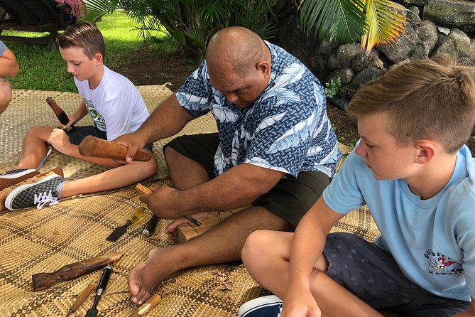 Polynesian Cultural Carving Experience in Holualoa - The Crafting Experience with Mani: A Master Carver from Tonga