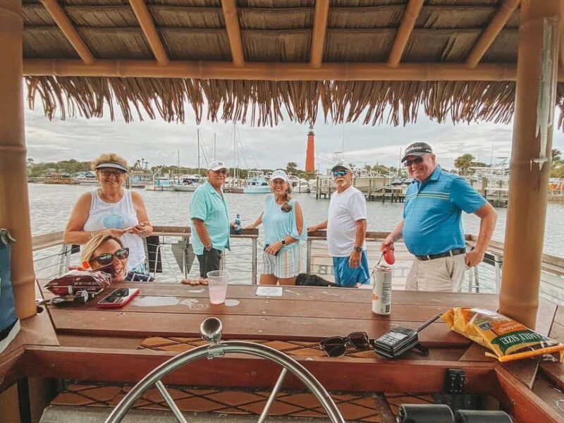Ponce Inlet: Tiki Pub Cruise - Starting at Inlet Harbor Marina: Convenient and Clear Meeting Point