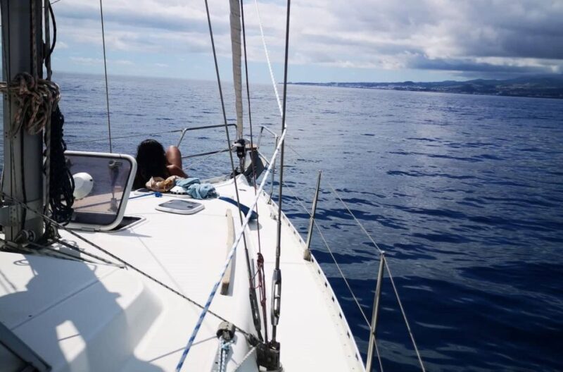 Ponta Delgada Full Day Sailing Tour with Drinks and Snacks - Anchoring in a Bay for Swimming and Snorkeling