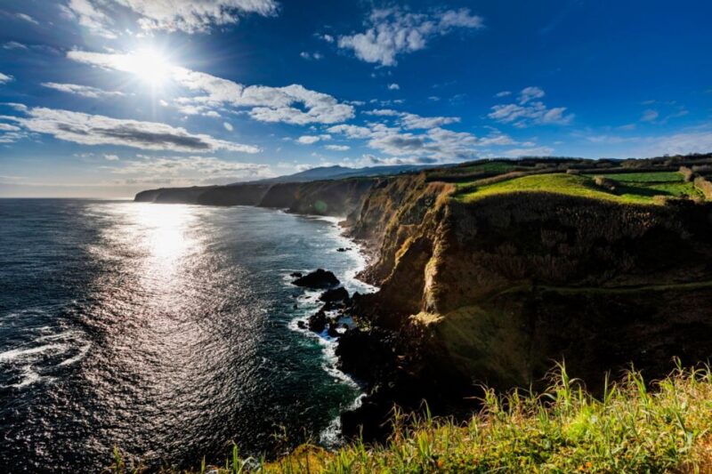 Ponta Delgada: Hidden Gems of São Miguel Full-Day Van Tour - Final Stop at a Waterfall and Beach Connection