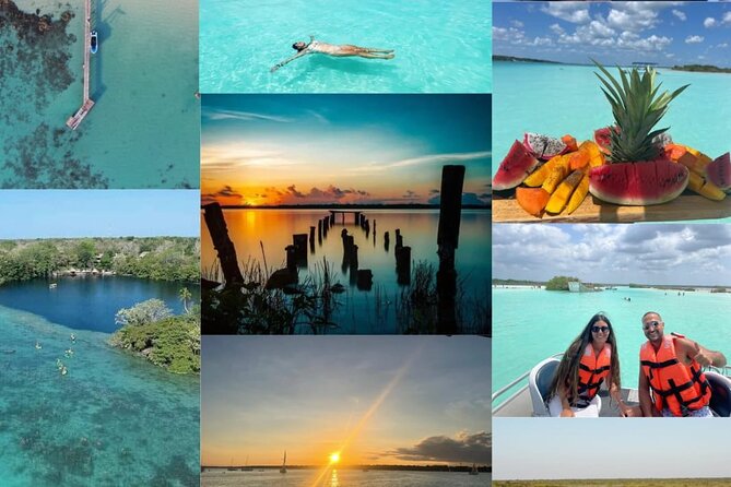 Pontoon Tour of the 7 Color Lagoon - Exploring Bacalar’s Most Emblematic Locations on a Pontoon
