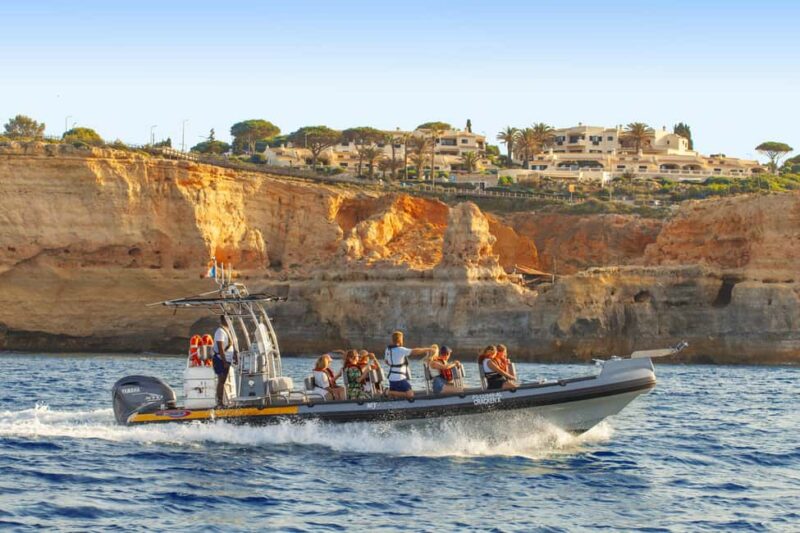 Portimão: Benagil Boat Tour & Marinha Beach & Carvalho Beach - Navigational Route and Scenic Highlights