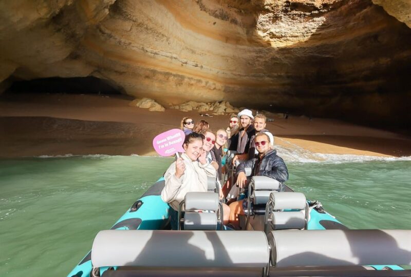 Portimão: Benagil Cave and Praia de Marinha Boat Tour - Practical Details: Meeting Point, Group Size, and Booking