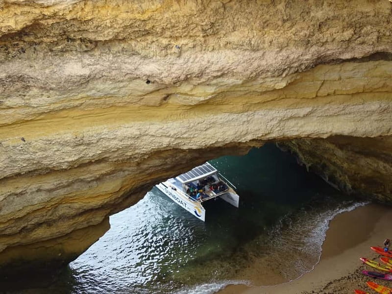Portimão: Benagil Caves & Golden Coast Eco Catamaran Tour - Departure from Portimão Marina at the Heart of Algarve
