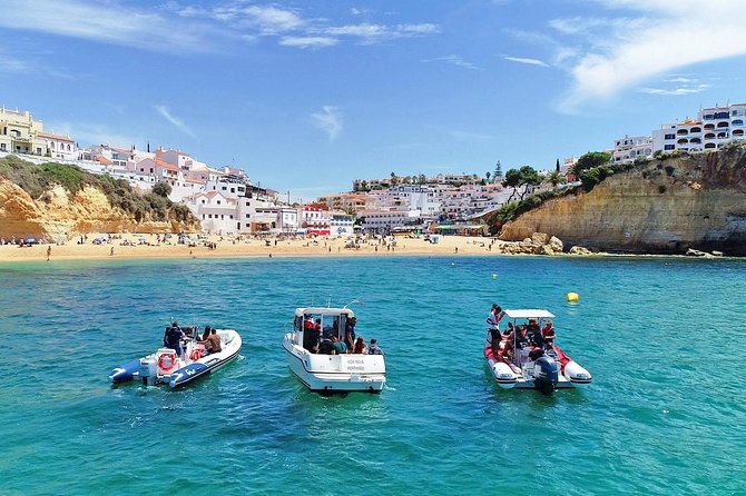 Portimão: Benagil Caves Speedboat Tour - The Stops: Benagil Cave and Carvoeiro Village