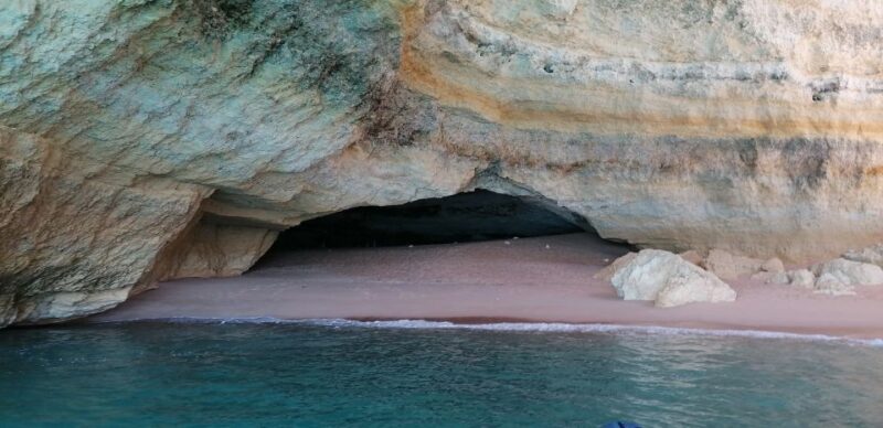 Portimão: Benagil Sea Caves Speedboat Adventure Tour - Inside the Benagil Sea Caves