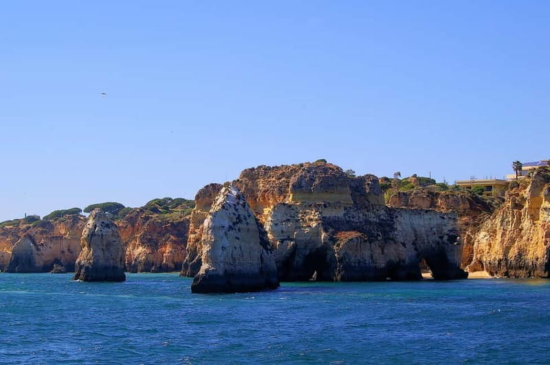 Portimão: Boat Trip by Sailing Boat to Lagos Cape Caves - The Return Journey with Wind Power and Sails