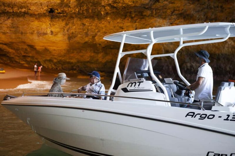Portimão: Luxury Motorboat Early Bird Caves Trip - Key Points