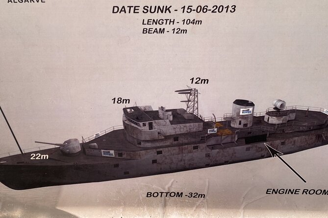 Portimão: Wreck Diving in the Ocean Revival Park - Equipment, Bottles, and Wetsuits Included