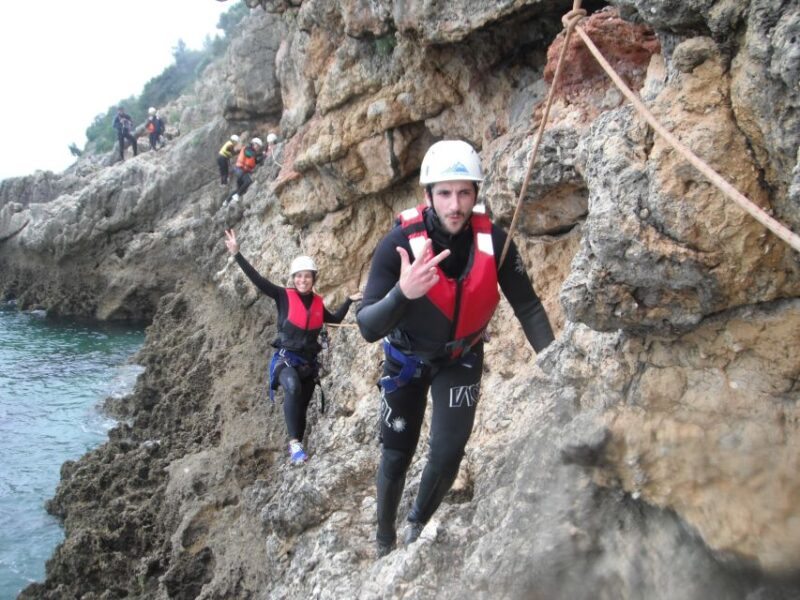 Portinho da Arrábida: Coasteering Boat Tour - Practical Details and Equipment
