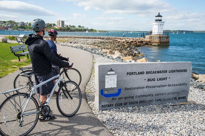Portland Bicycle Tour with 5 Lighthouse Stops and XL Lobster Roll - Route Through Portland’s Old Port Neighborhood