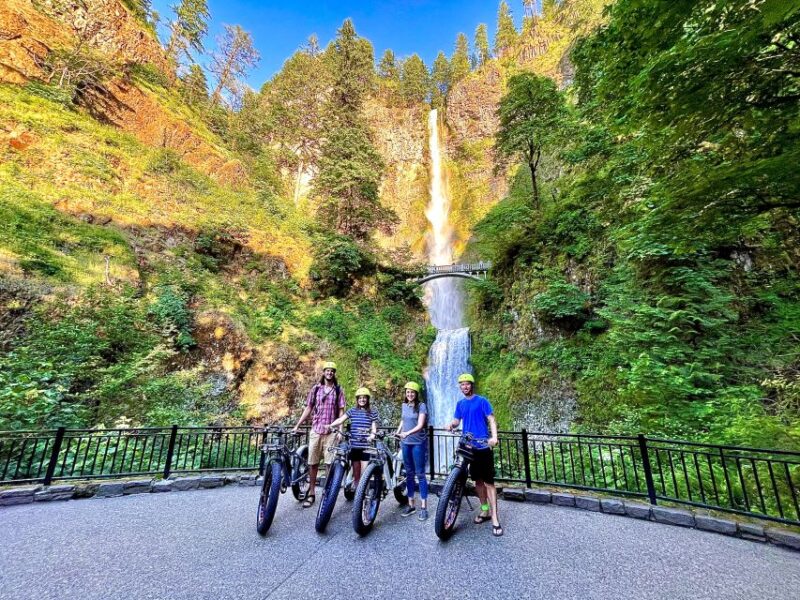 Portland: E-Bike Tour at Multnomah Falls - Visiting Multnomah Falls and Two Additional Waterfalls