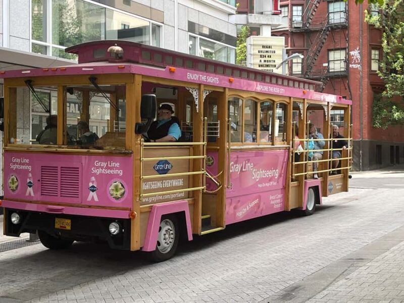 Portland, Oregon: Gray Line Pink Trolley Hop-On Hop-Off Tour - The Value of the Tour and Supporting Causes