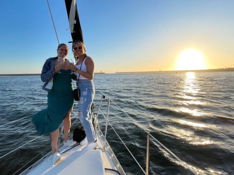 Porto: Best Charming Sailboat Cruise Sunset - The Sunset Over the Douro and Atlantic