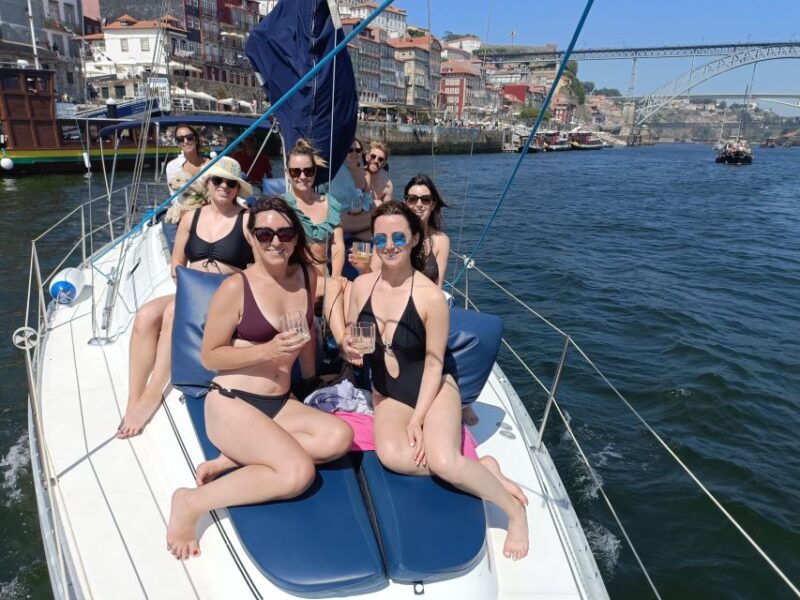 Porto: Charming Sailboat Bachelor Party with drinks - Customizable Extras for Your Celebration