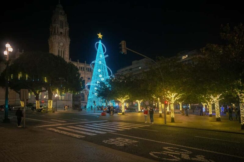 Porto: Christmas Lights Private & Flexible Walking Tour - Key Points