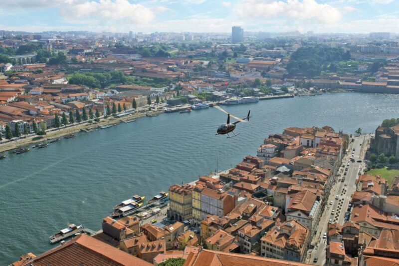 Porto: Douro River Helicopter Tour - Panoramic Views of Portos UNESCO World Heritage Historic Center