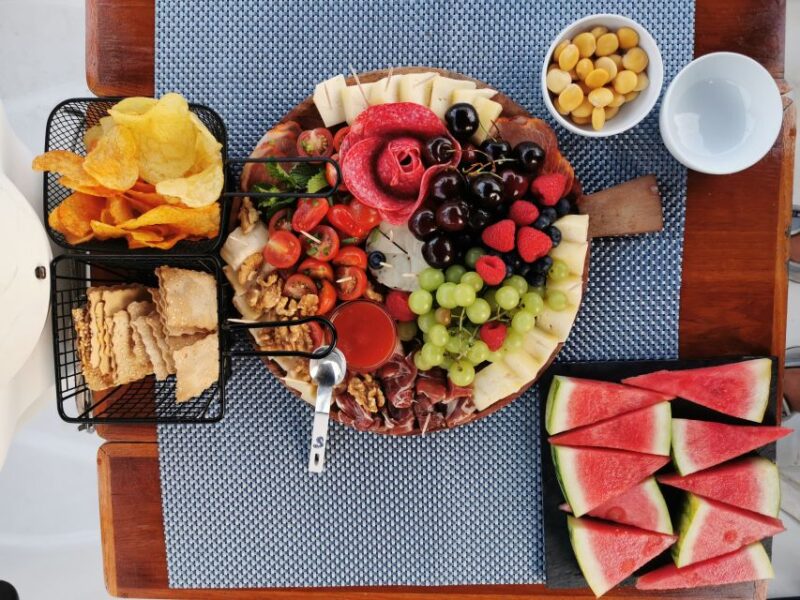 Porto: Private Sailboat Trip with Wine Tasting & Charcuterie - Food and Drink: Gourmet Board with Local Flavors