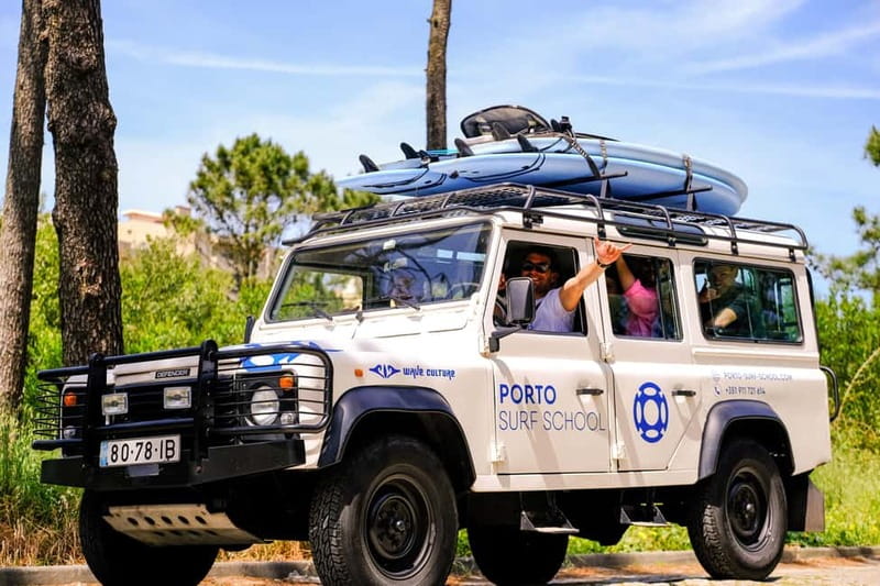 Porto: Surf Lessons with transfer at Porto Surf School - Discover Porto’s Best Beaches with Expert-Led Surf Lessons and Convenient Transfers