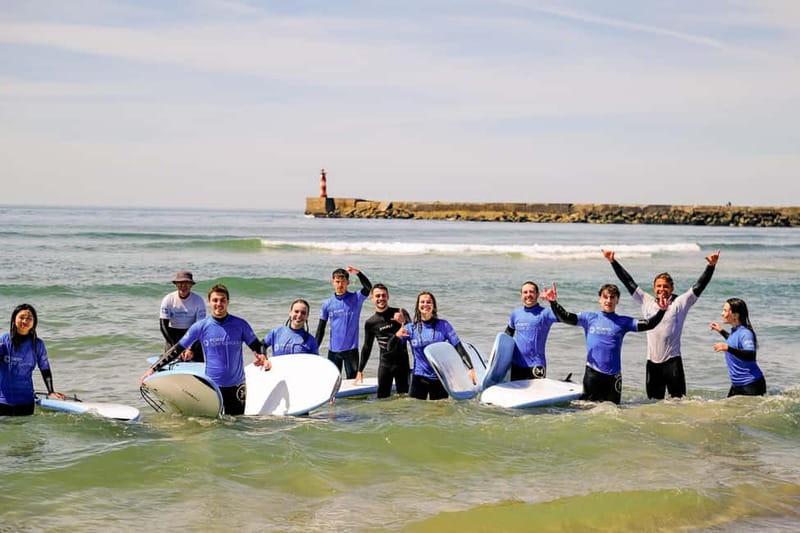 Porto: Surf Lessons with transfer at Porto Surf School - Convenient Shuttle Transfers from Porto City Center