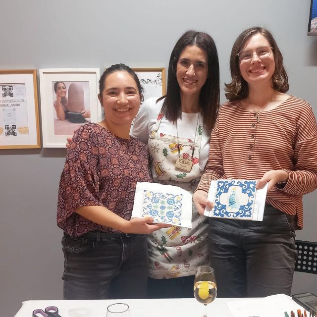 Porto: Tile Painting and Cocktails in Downtown Porto - Creating Your Personalized Tile