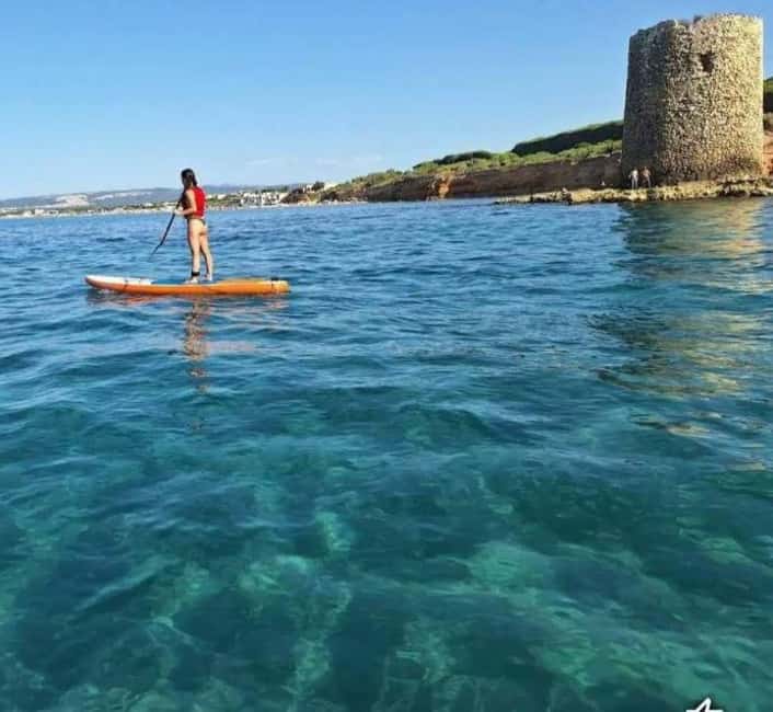 Porto Torres: SUP Lesson and Excursion - The Instructors Approach and Multilingual Support