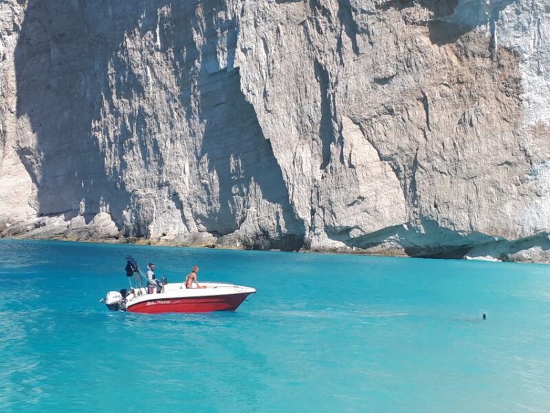 Porto Vromi: Navagio Beach & Blue Caves Private Boat Tour - Starting Point at Porto Vromi and Flexible Timing