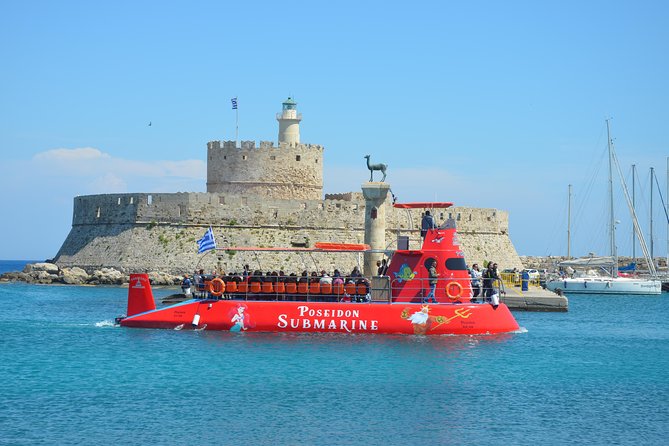 Poseidon Submarine At Mandraki Harbor - Starting at Mandraki Harbor with Easy Access