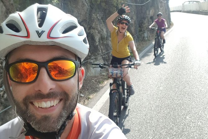 Positano Bike Tour - Climbing to Picco SantAngelo for Panoramic Views