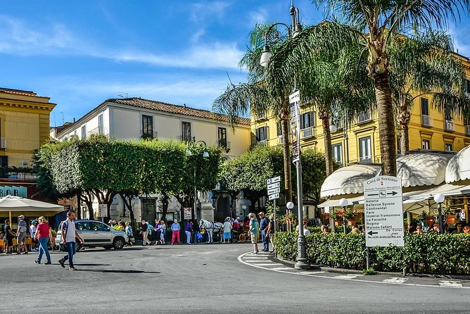 Positano Sorrento and Pompeii from Naples by Private Mercedes Van - Exploring Sorrento’s Vibrant Streets and Views