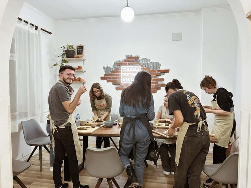 Pottery and Wine Workshop in Tirana - Explore the Creative World of Pottery and Local Wine in Tirana