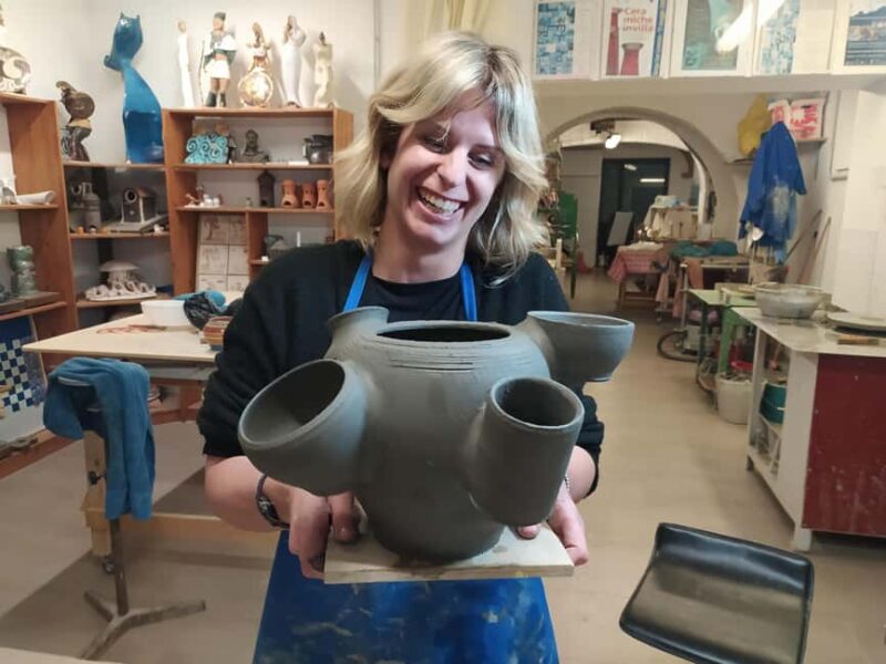 Pottery wheel workshop in Mugello, Tuscany. - Key Points